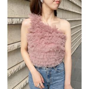 「Stylevoice for xxx」 ノースリーブトップス FREE ピンク レディース