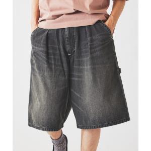 ハーフパンツ ワイドパンツ パンツ Lee / リー 別注 バギー ペインター デニムショーツ メンズ
