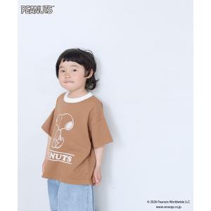 tシャツ 「SNOOPY」リンガーTシャツ　656760 キッズ 子供服 男の子 女の子
