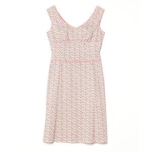 「nanette lepore」 花柄ノースリーブワンピース 4 ピンク レディース