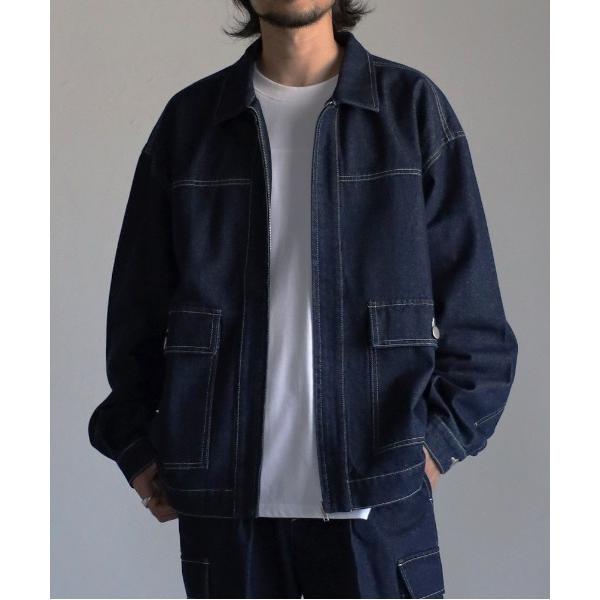 「CREARE -LINO-」 デニムジャケット S ネイビー メンズ