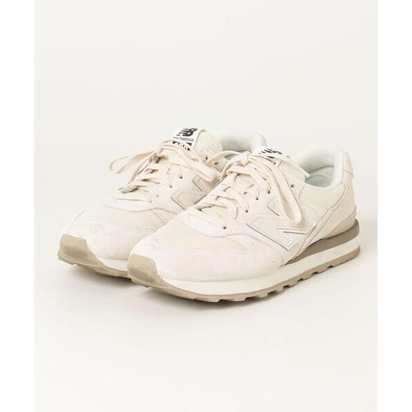 「New Balance」 ローカットスニーカー 23.5cm ホワイト レディース