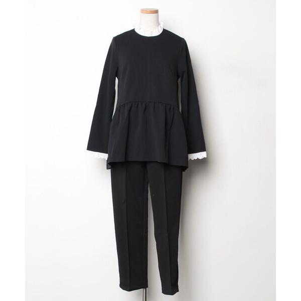 「by LEGNA」 セットアップ MEDIUM ブラック レディース
