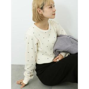 「ehka sopo」 長袖カットソー F キナリ レディース
