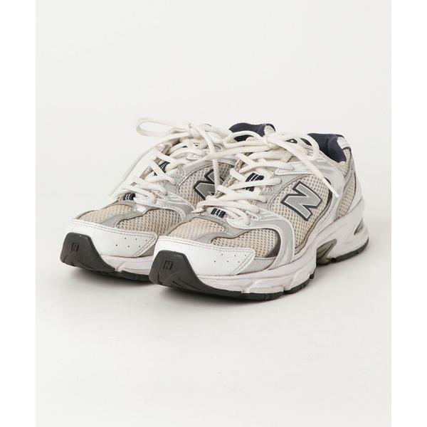 「New Balance」 ローカットスニーカー 24.5cm ホワイト レディース