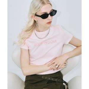 tシャツ UPSIDE DOWN LOGO T-SHIRT/アップサイドダウンロゴTシャツ レディース