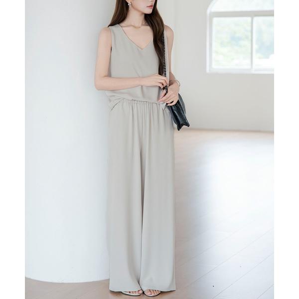 ワイドパンツ パンツ 接触冷感美脚ワイドパンツ単品 レディース