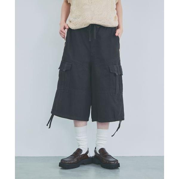 ワイドパンツ ハーフパンツ カーゴパンツ 短パン ミリタリーカーゴハーフパンツ/865830 レディ...