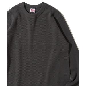 tシャツ 「Healthknit」Thermal King Raschel Honeycomd Crewneck L/S / サーマルキングラッセルハニカムクルーネック メンズ