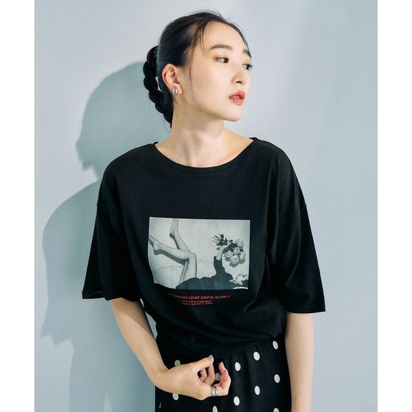 tシャツ 半袖 アソートフォトプリントT　898359 レディース