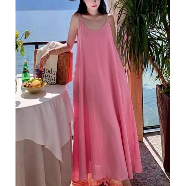 ワンピース Ritomo 湘南スタイル　pinkリゾートワンピース