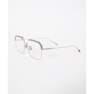 PRADA 53F シルバー スクエアメガネ PRADA（プラダ） 伊達メガネ メガネ 眼鏡 「PRADA/プラダ」スクエア