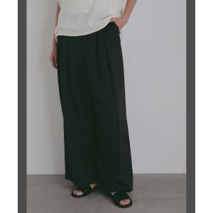 ワイドパンツ パンツ リラクシータックパンツ レディース