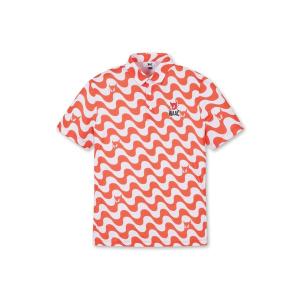 ポロシャツ 半袖 MENS WAVE WAACKYポロ メンズ