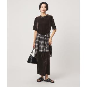 ワンピース 半袖 ベロア ショートスリーブ ワンピースの商品画像