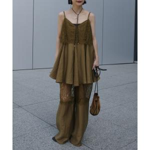オールインワン MEDI WIDE LACE CAMI ROMPERS レディース