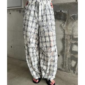 ワイドパンツ パンツ MEDI MIA BARREL PANTS レディース