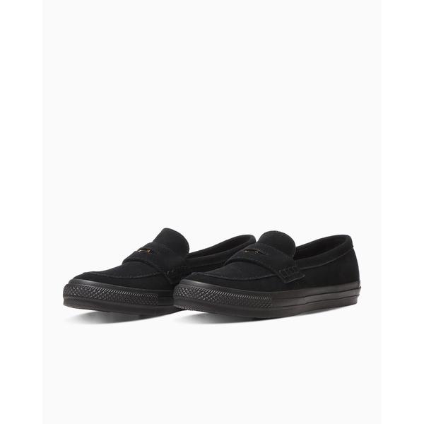「CONVERSE ALL STAR」 スリッポン 4 ブラック×ブラック メンズ