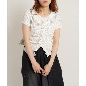 tシャツ 半袖 なみなみドットTC/D レディース
