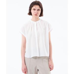 tシャツ 半袖 ボイルワッシャーコンビカットソー レディース