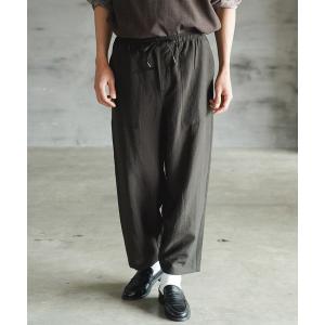 パンツ 「接触冷感」クールタッチリネンパンツ「セットアップ可」 メンズ