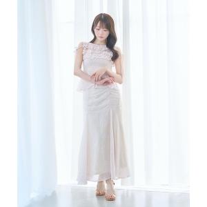 セットアップ Flower shirring set up レディース