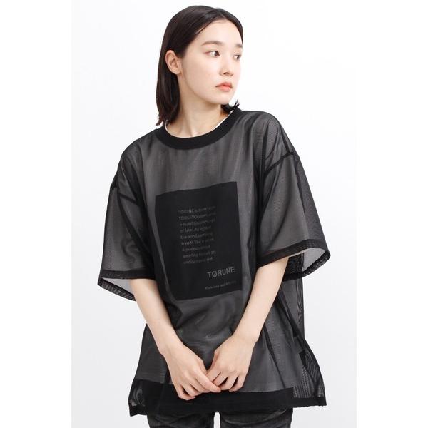 tシャツ ＴＯＲＵＮＥ∴メッシュレーヤードＴシャツ レディース メンズ