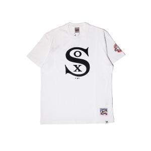 tシャツ ファナティクス「Fanatics」‐ ホワイトソックス 半袖Tシャツ「COOPERSTOWN DOUBLE LOGO S/S TEE WHITE SOX WHITE ML0126SS0007」