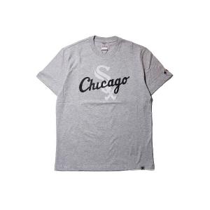 tシャツ ファナティクス「Fanatics」‐ シカゴ ホワイトソックス 半袖Tシャツ「CHICAGO WHITE SOX MLB OVERLAPPING LOGO S/S TEE GRAY ML0126SS0005 」