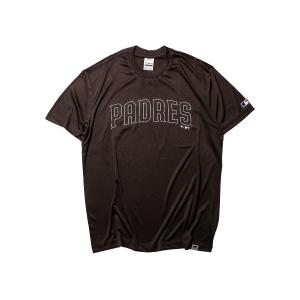 tシャツ ファナティクス「Fanatics」‐ サンディエゴ パドレス 半袖Tシャツ「San Diego Padres MLB OUTLINE LOGO S/S ACTIVE DRY TEE BROWN ML0126SS0001 」