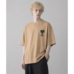 tシャツ 「AMI PARIS」アミ パリス ヘビーコットンジャージー Ami De Coeur Tシャツ メンズ レディース