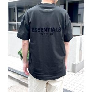 tシャツ 「FOG ESSENTIALS」エッセンシャルズ FRONT BACK LOGO PRINT BOXY TEE SS ロゴ Tシャツ メンズ レディース