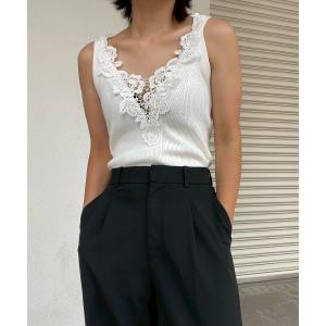 タンクトップ ノースリーブ Vintage Lace Tank レディース