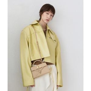 ハンドバッグ Tricha トリチャ ノッテッドベルト トップハンドルバッグ