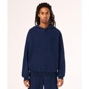 パーカー オークリー INDIGO SIDE ZIP HOODIE フーディー/デニム/セットアップ/OAKLEY メンズ