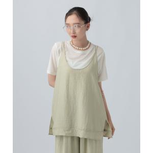 キャミソール リネンブレンドキャミソール　840724