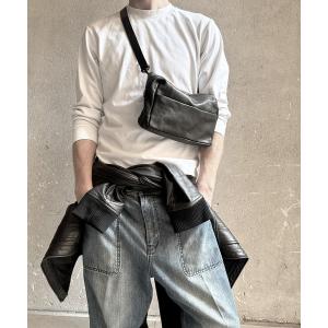 ショルダーバッグ パトリック ステファン / Leather shoulder bag 'tofu' 2　ショルダーバッグ メンズ レディース