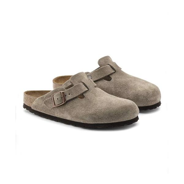 サンダル WOMEN「BIRKENSTOCK」Boston LEVE Faded Khaki レディ...