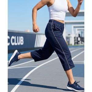 パンツ 「K-SWISS/ケースイス」ラメパイピング七分丈パンツ レディース