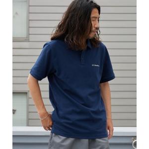 コロンビア ポロシャツ 半袖 Columbia/コロンビア カーターリッジピケポロ 半袖シャツ ブランドロゴ メンズ 2026年 夏 夏服