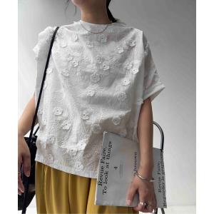 tシャツ 半袖 ◯天竺と異素材切り替え ドルマンスリーブプルオーバー レディース