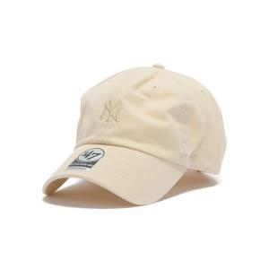 キャップ 帽子 レディース フォーティーセブン「’47」- 14920391 47A-CLPMLBTONLGNEYYAN-CTGW-NAT 47 CLEAN UP NATURAL レディース メンズ