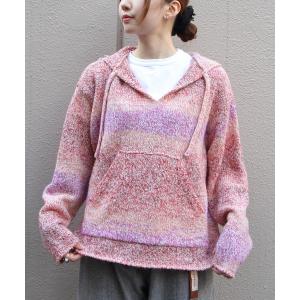 ニット セーター MEYAME/メヤメ　ウールメキシカンニットパーカ　WOOL MEXICAN KNIT PARKA　MEY-2526 レディース