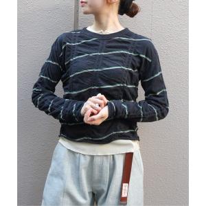 カーディガン MEYAME/メヤメ　タックジャガードボーダーカーディガンプルオーバー　TUCKED JACQUARD BORDER CARDIGAN / PULLOVER　MEY-2500 レディース