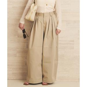 ワイドパンツ チノパン 「WEB限定追加」R’IAM Super wide CHINO パンツ 5 レディース
