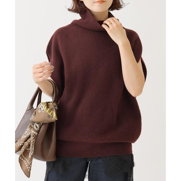 ベスト ジレ 「新色有り / 追加」オフタートルニットベスト レディース