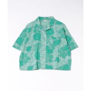 ブラウス シャツ 半袖 「Kahiko」SURF＆Palms カマイリ開襟シャツ レディース メンズ