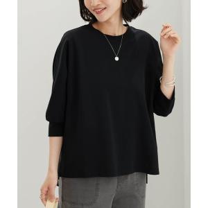 tシャツ きれい見え！ドルマンデザインプルオーバー レディース
