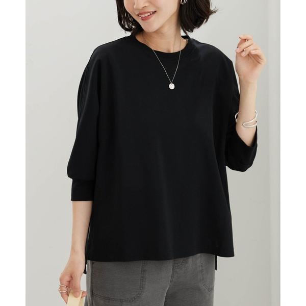 tシャツ きれい見え！ドルマンデザインプルオーバー レディース