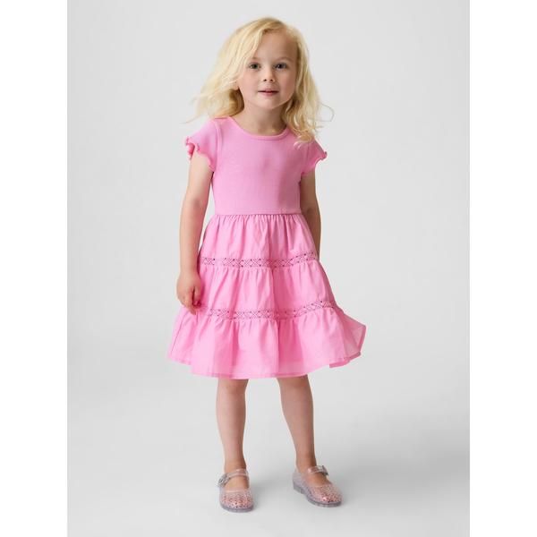ワンピース ティアード レーストリミング ワンピース (幼児・ベビー) キッズ 子供服 女の子